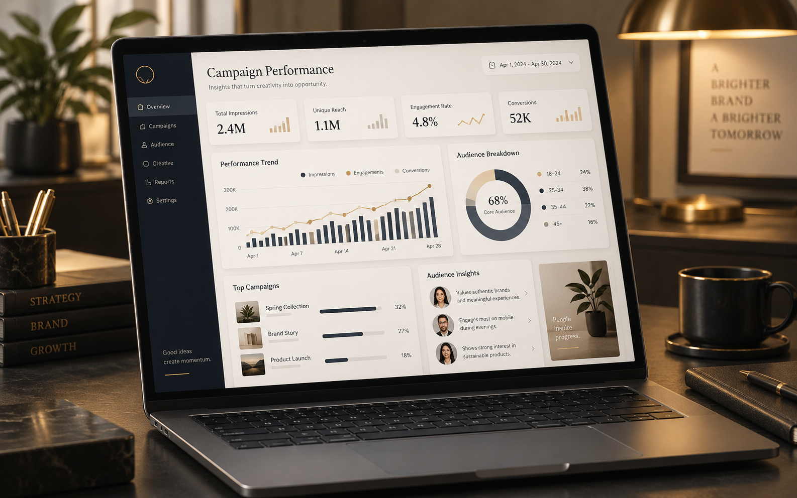 Digital advertising dashboard